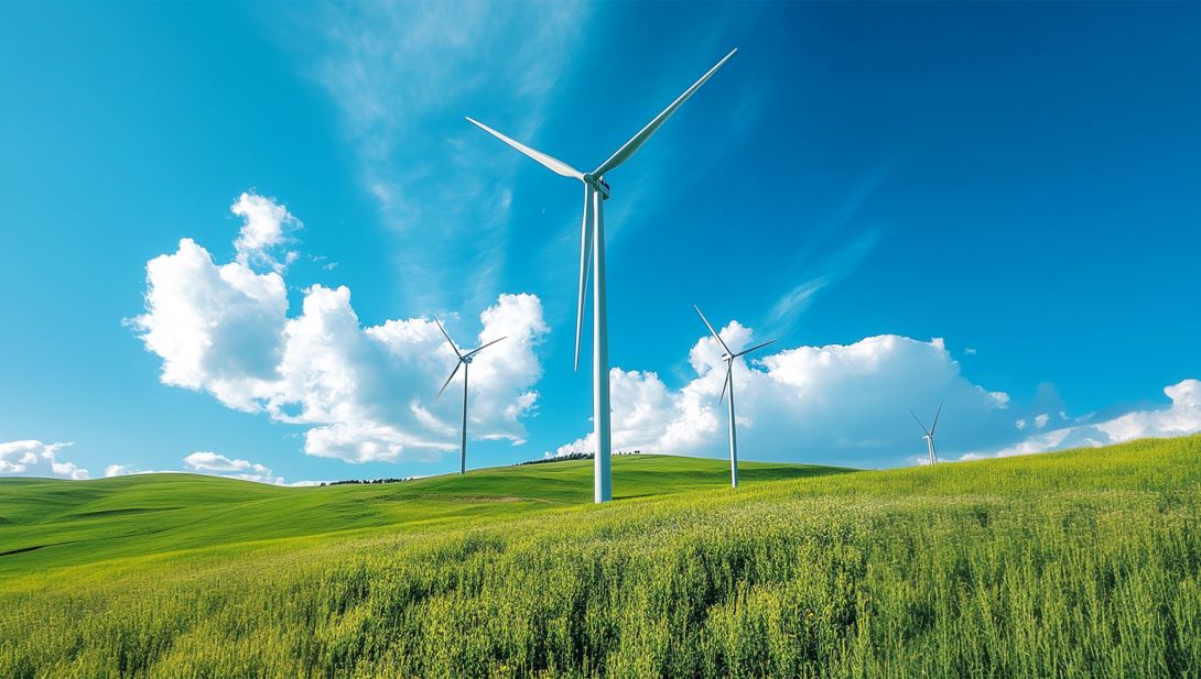 FAQ: Planung Windpark, Windräder auf einer Wiese