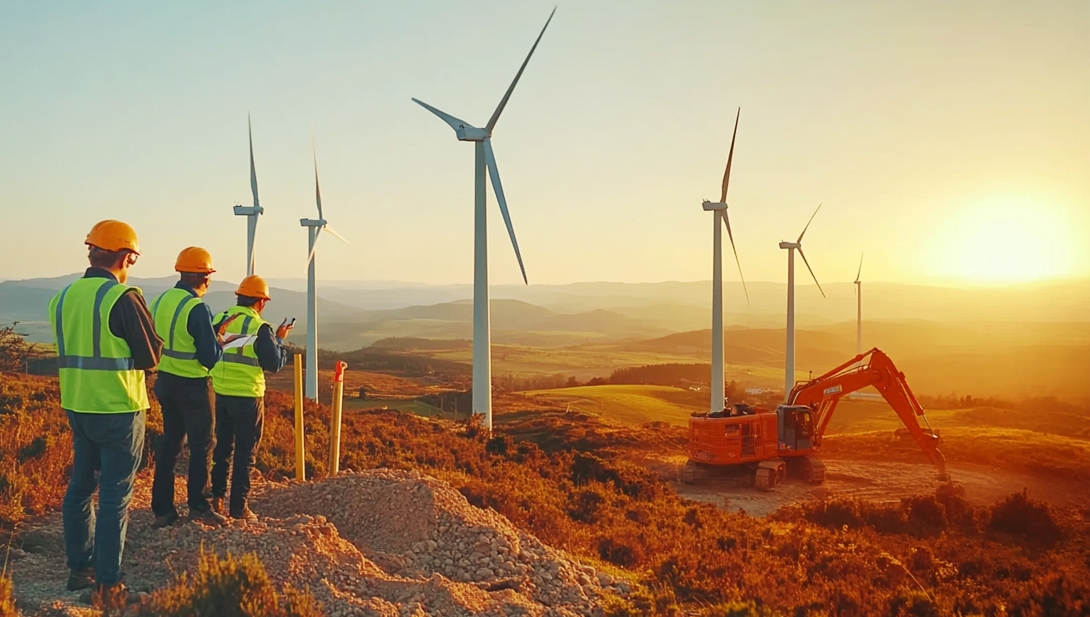 Windpark im Bau, Standortanalyse